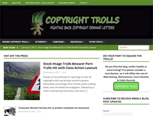 Tablet Screenshot of copyright-trolls.com